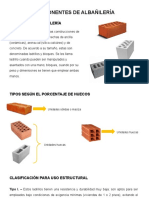 Componentes de Albañilería - Ladrillos y Mortero - Construcciones II