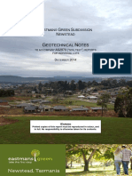 Lot Geotechnical Notes To Accompany AS2870 Soil Test Reports December 2014