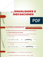 Desigualdades e inecuaciones en