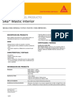 Sika Mastic Interior PDF