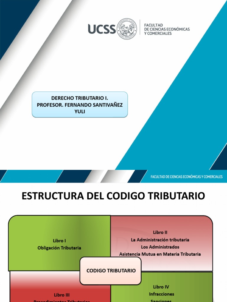 Clase 5 Estructura Del Codigo Tributario | PDF | Fuentes del derecho ...