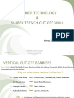 BARRIER TECHNOLOGY & SLURRY TRENCH CUT-OFF WALL