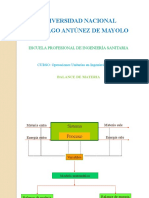 Balance de materia y energía en procesos