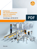 Ifm Sistemas de Automatizacion para La Industria Alimentaria Catalogo 2018 2019 Es PDF