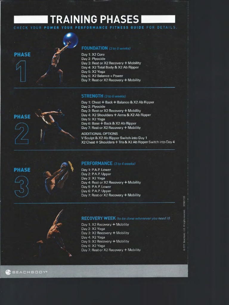 P90X2 Calendar PDF