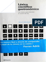 Ciencia y cocina: Léxico científico gastronómico