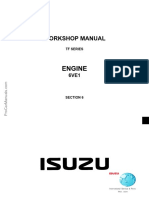 Isuzu Engine 6ve1 35l Workshop Manual PDF