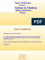 Introduction To Chakras: Omkar Meditation Prayer Walking Meditation Asanas