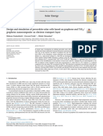 Design and Simulation of Perovskite Solar Cells