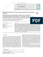 High Indoor Performance of Flexible Organic Photovoltaics Using Polymer Electrodes