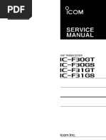 Ic-F30gt Ic-F30gs Ic-F3 1 GT Ic-F3 1 GS: VHF Transceiver