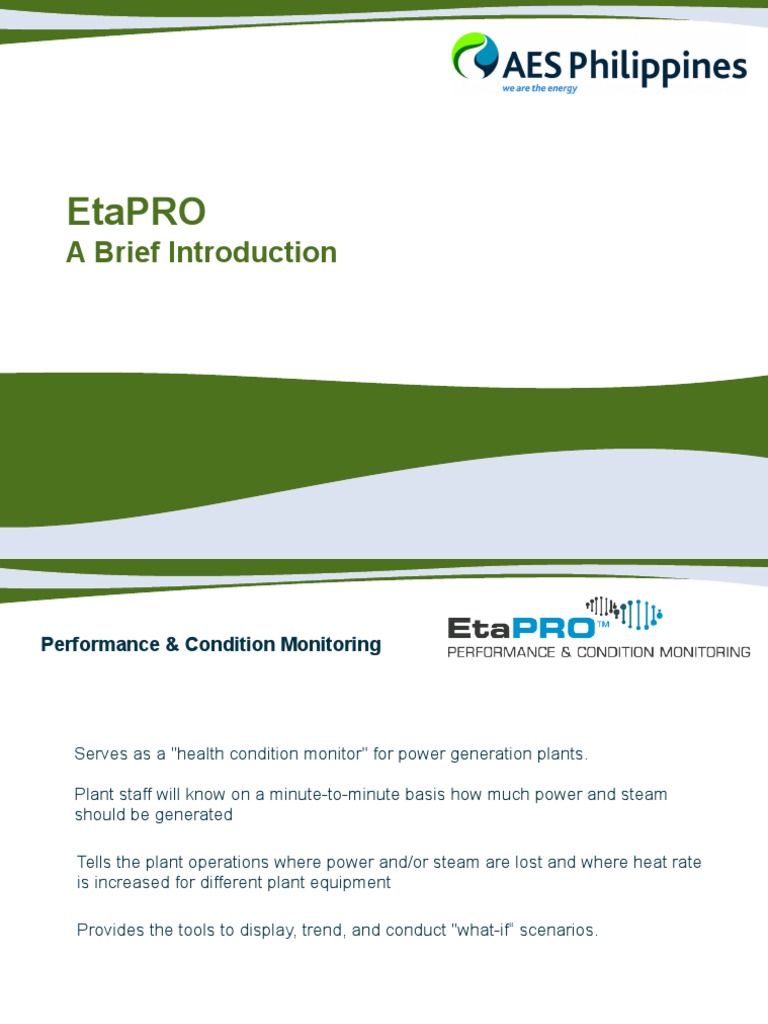 EtaPRO Introdution | PDF