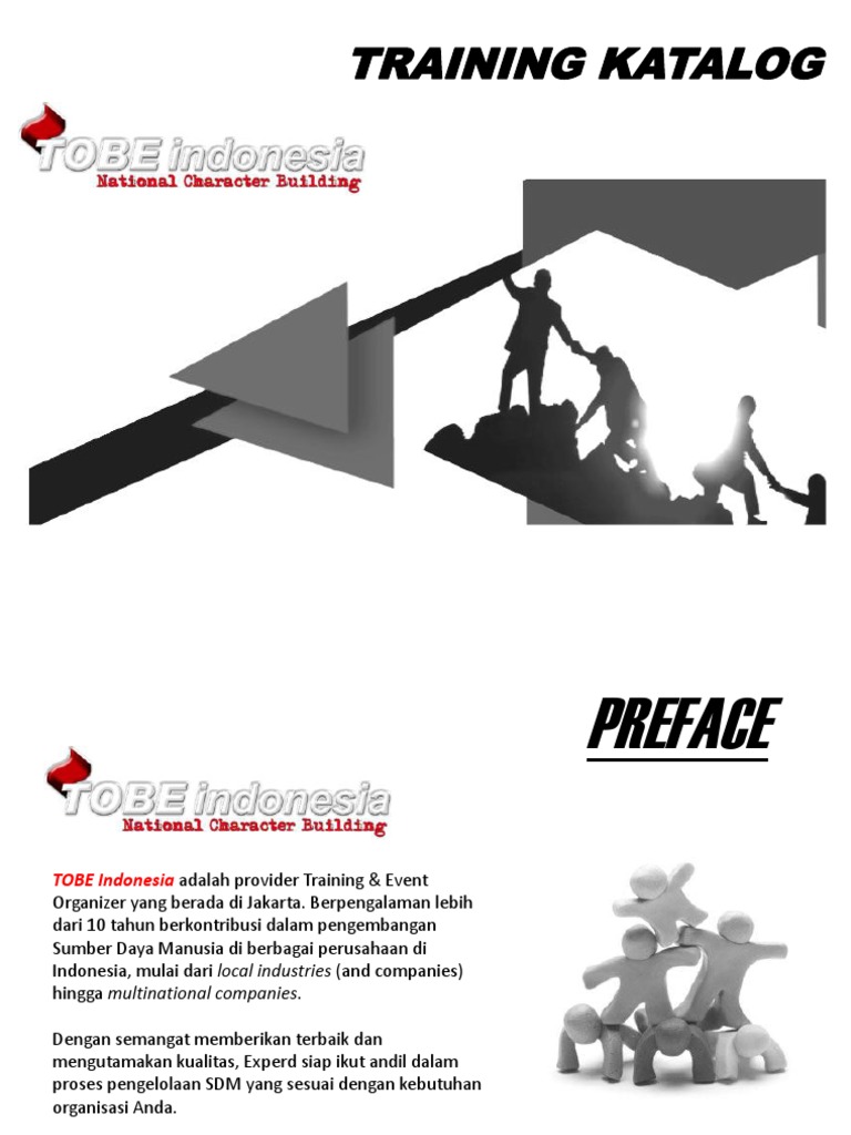 Katalog Training Tobe Indonesia Pdf Pdf