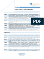 PMP Exam Content Outline 2015 - Español