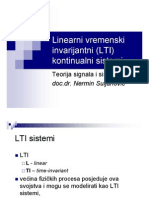 4 LTI Sistemi