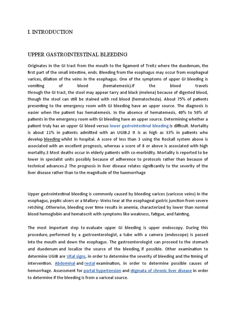 Upper gi bleeding case presentation ppt image