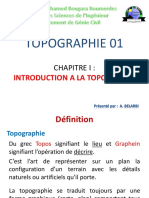 Chap 1 - Introduction à la Topographie