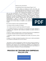 PROCESO DE TRAZABILIDAD