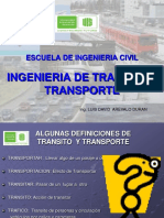 Ingenieria de Transito y Transporte