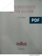 Emil Cioran - Do Inconveniente de Ter Nascido. 1-Letra Livre (2010) PDF