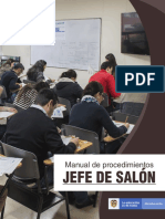 Manual Procedimiento Del Jefe Salon