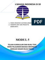 Modul 5 Pendidikan Bahasa Indonesia Di Sd