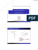 Definition of Work: Engineering Mechanics