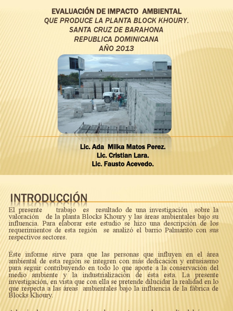 Análisis Del Estudio de La Planta Block Khoury 2003 PDF Organismos