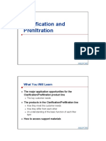 Clarification Prefiltration Basic Training