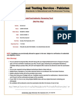 National Testing Service - PDF