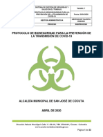 00 PROTOCOLO DE BIOSEGURIDAD ALCALDIA 2020