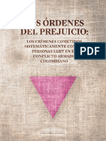 Los Ódenes Del Prejuicio - Los Crímenes Cometidos Sistemáticamente Contra Personas LGBT en El Conflicto Armado Colombiano (Colombia Diversa) PDF