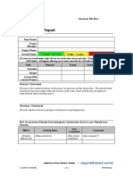 Project Status Report