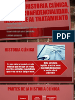 Historia Clínica, Confidencialidad y Reusarse Al Tratamiento. Correcto