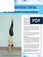 Ultimate BodyWeight Control, One Arm Handstands