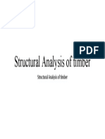Structural Analysis of Timber
