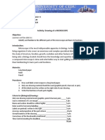 BIOLOGY 1: Performance Task # 1 Date Assigned: Sept 21, 2020 Deadline: September 28, 2020