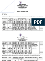 Department of Education: School Workweek Plan