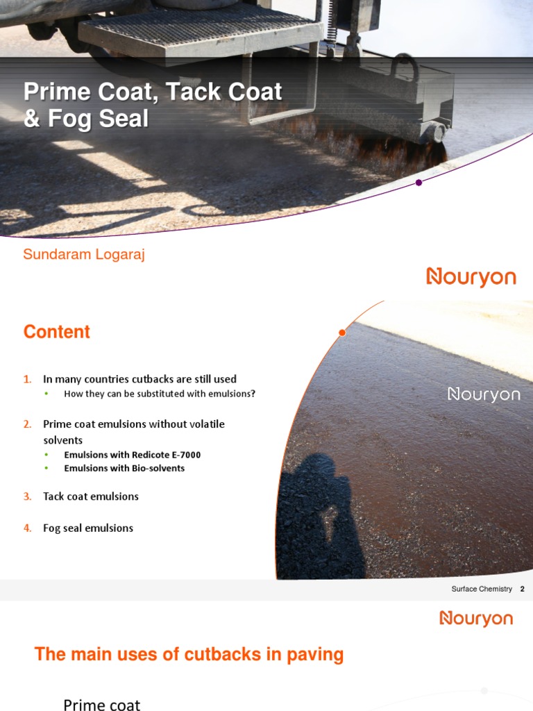 Prime, Tack & Fog 2019 SL PDF | PDF | Emulsion | Asphalt