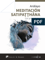 Meditacion Satiupathana Analayo