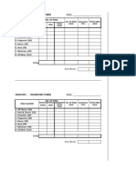 Don Pips - Inventory Form: Piza Flavors No. of Pizza