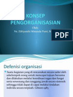 Konsep Pengorganisasian