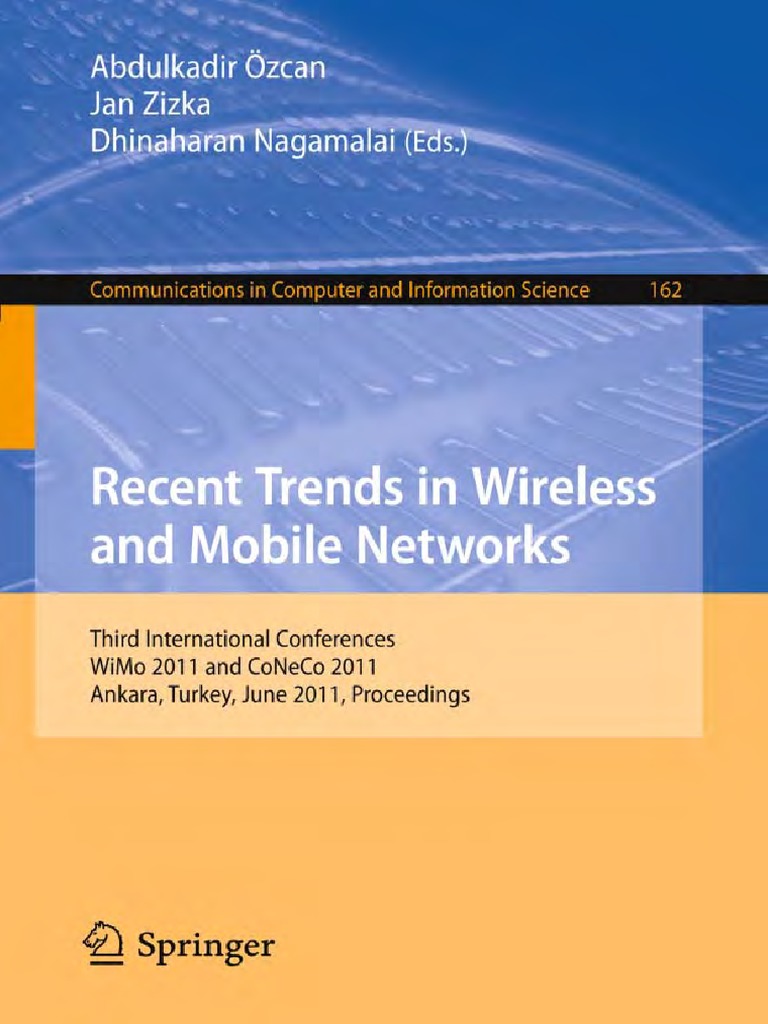 Recent Trends in Wireless and Mobile Networks | PDF | Routing ...