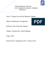 Tarea 5 Campos de Acción Del Ingeniero Químico