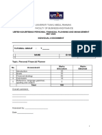 Ubfb3143/Ubfb3843 Personal Financial Planning and Management MAY 2020 Individual Assignment
