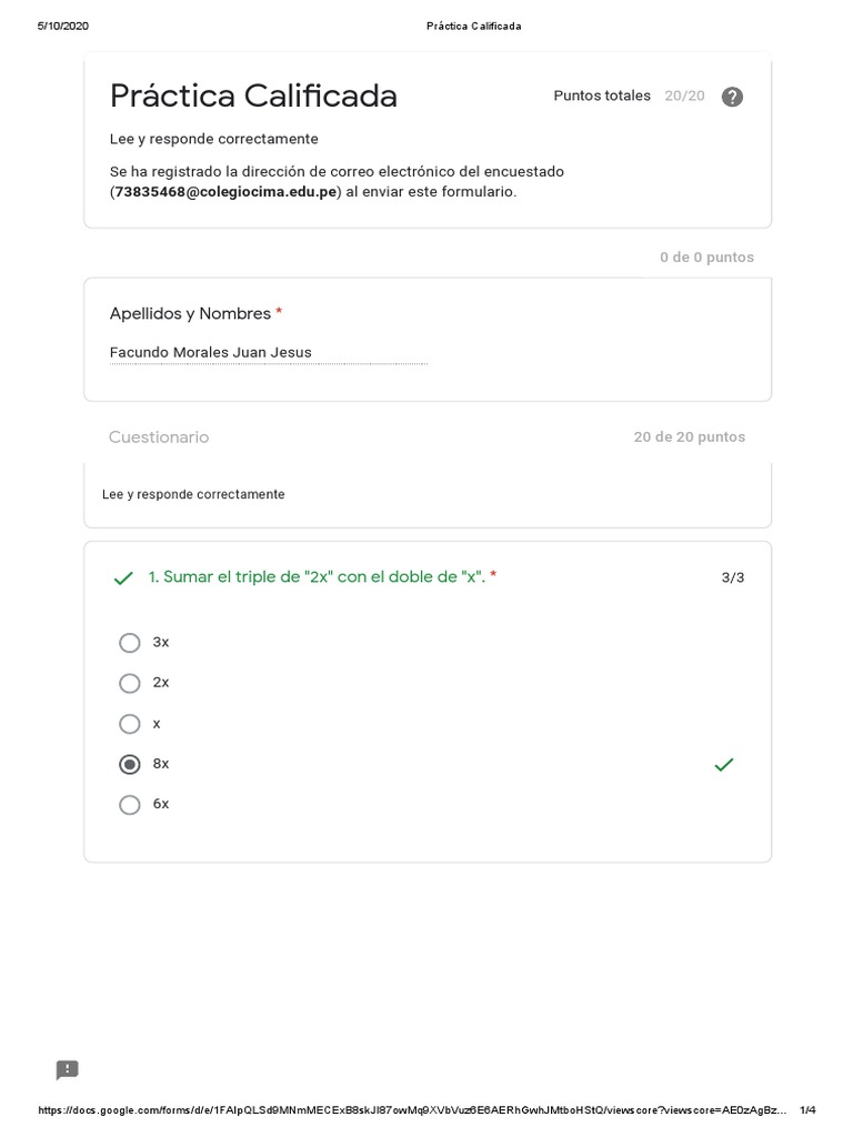 Práctica Calificada Wasd PDF | PDF | Ocio