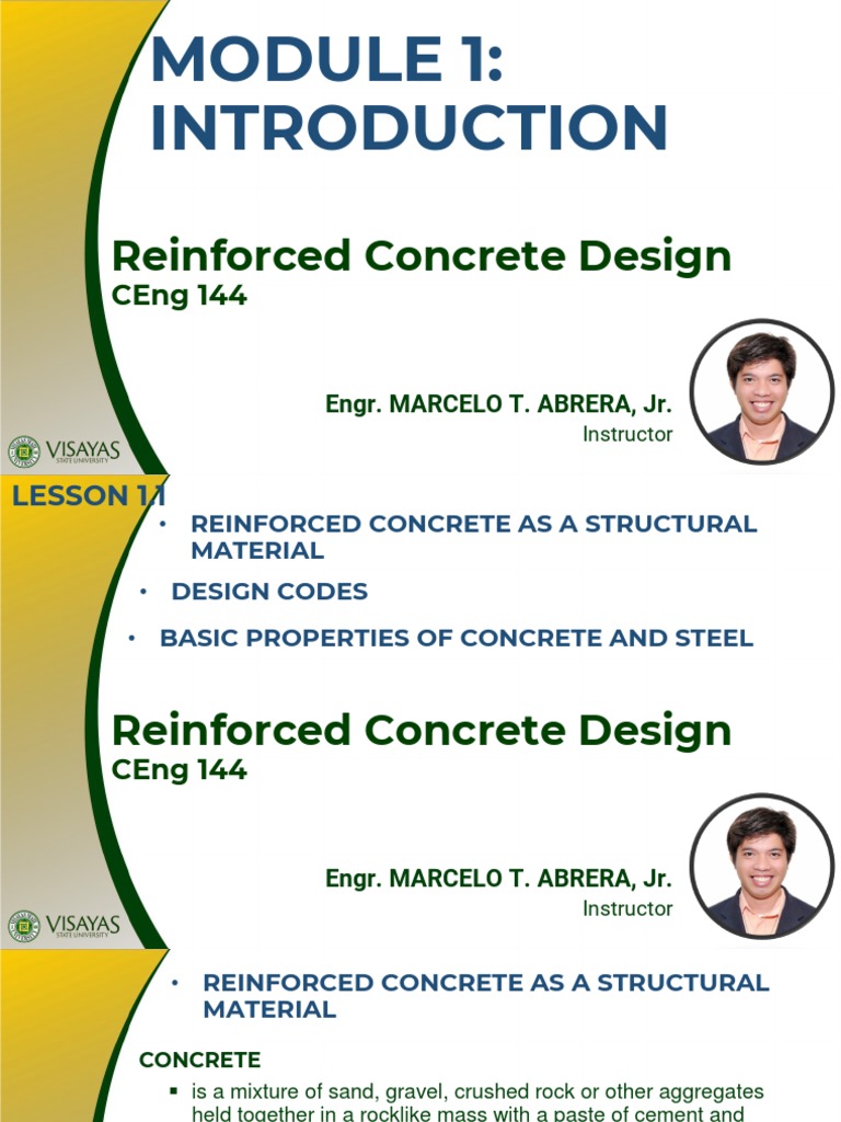 Reinforced Concrete Design Overview | PDF | Reinforced Concrete | Concrete