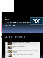Top Trends of Youtube in Pakistan