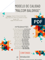 Modelo de Claidad Malcom Baldridge PDF