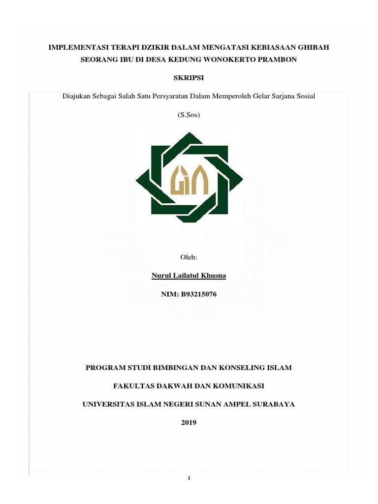 Kebiasaan Ghibah Pdf